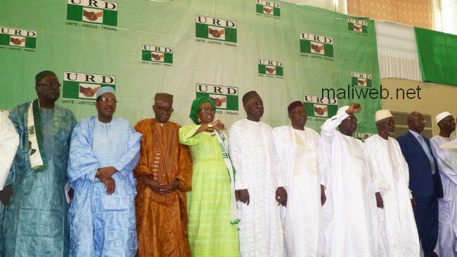 URD-conf-nationale Les membres du BE de l'URD lors de la conférence nationale