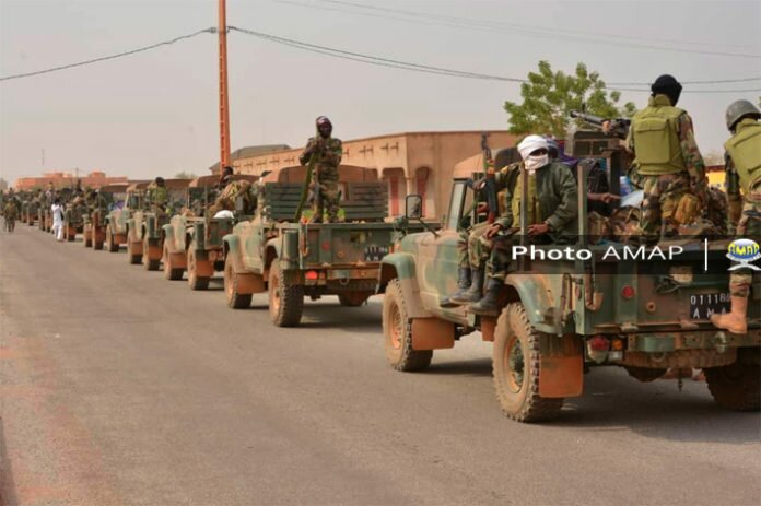retour-paix-militaires Départ du premier contingent de l’armée pour Kidal (photo d’archives)