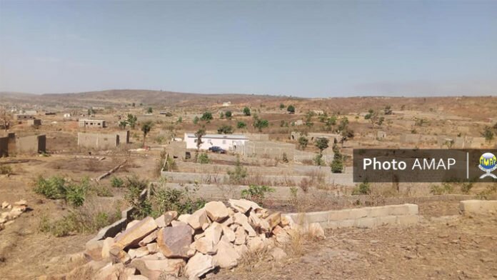 zone-aeroport Une vue des concessions sur le site