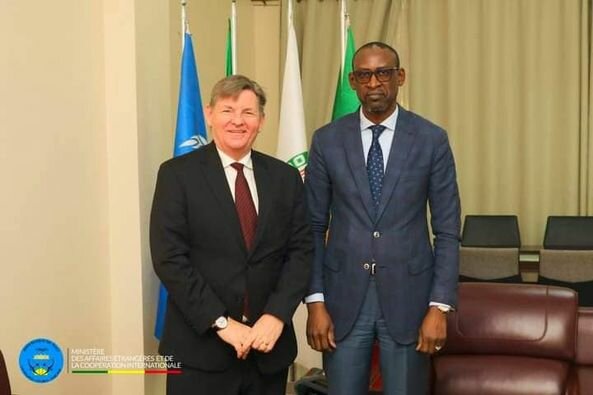 Abdoudaye DIOP-Dennis HANKINS. Abdoudaye DIOP et Dennis HANKINS.